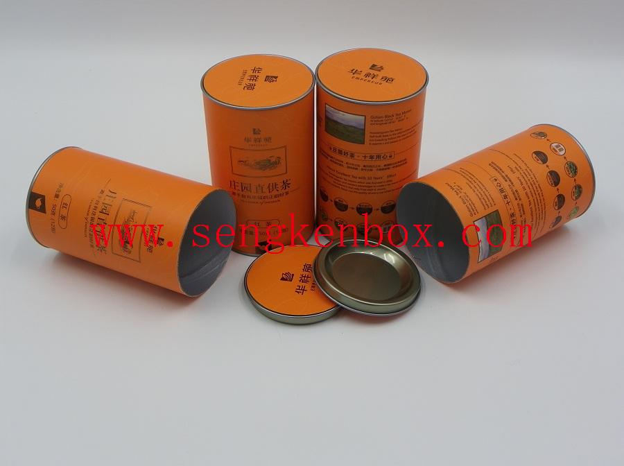 Composite Paper Cans with Insert Lid Composite Paper Cans with Insert Lid