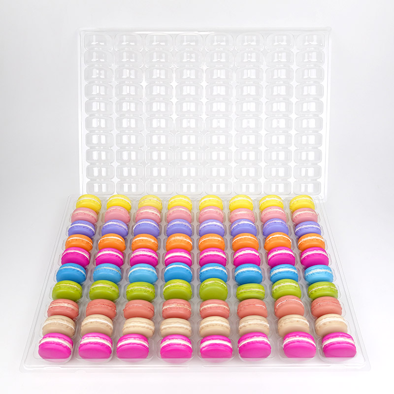 80 macarons display tray