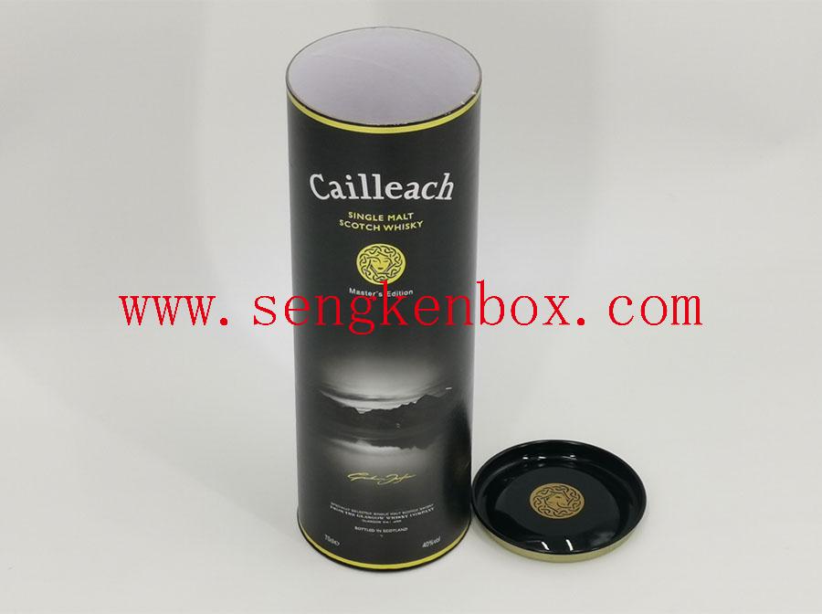 Cylinder Box With Black Iron Cylinder Box With Black Iron