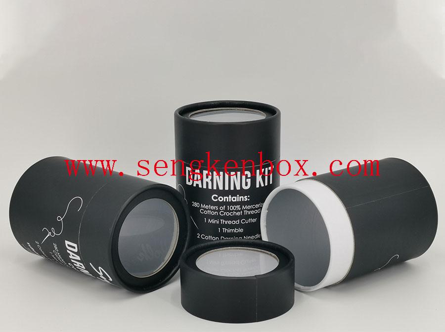 Contracted White Background Black Tubes Packaging box Contracted White Background Black Tubes Packaging box