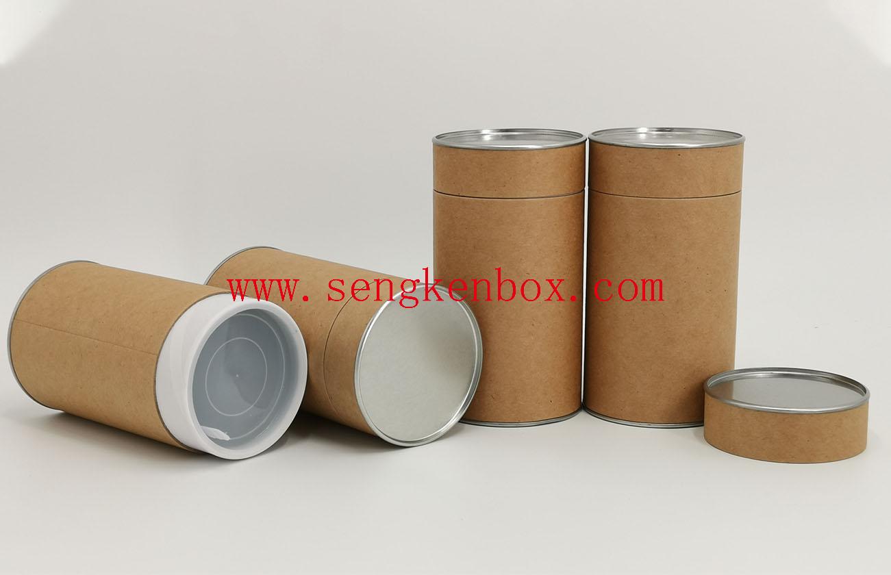 Dust-proof Plastic Cover Paper Cans Packaging Dust-proof Plastic Cover Paper Cans Packaging
