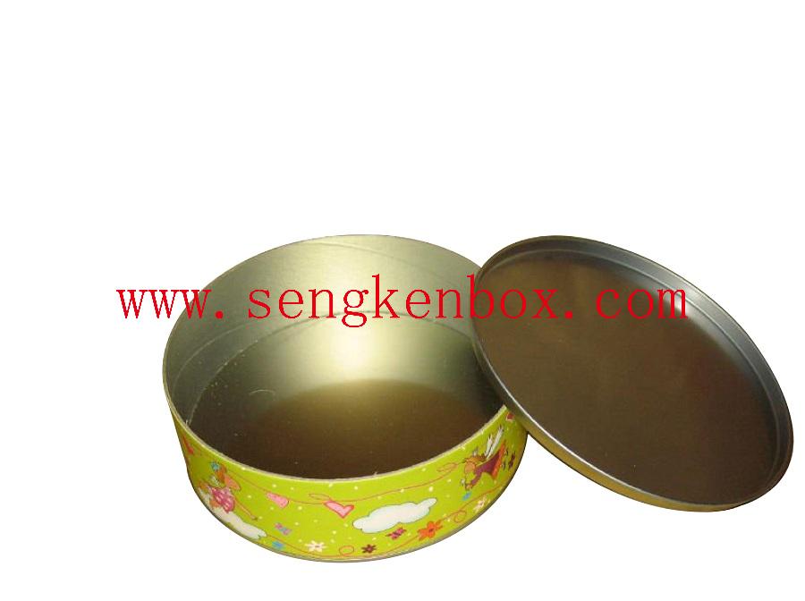 Paper Cans with Flat Tinplate End