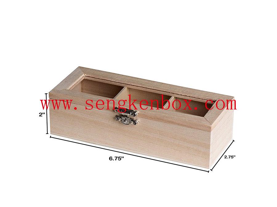 Wooden Box With Metal Clasp Wooden Box With Metal Clasp