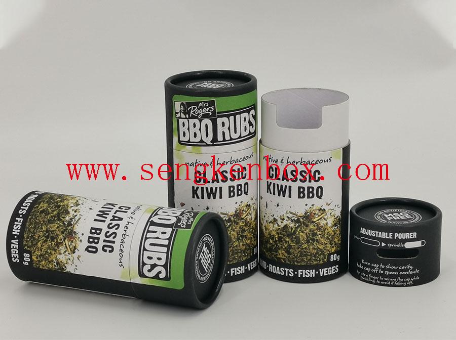 Food Grade Seasoning Paper Canister Food Grade Seasoning Paper Canister