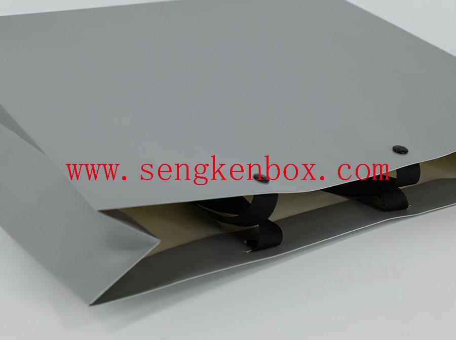 Shopping Bag With Black Cloth Handle Shopping Bag With Black Cloth Handle