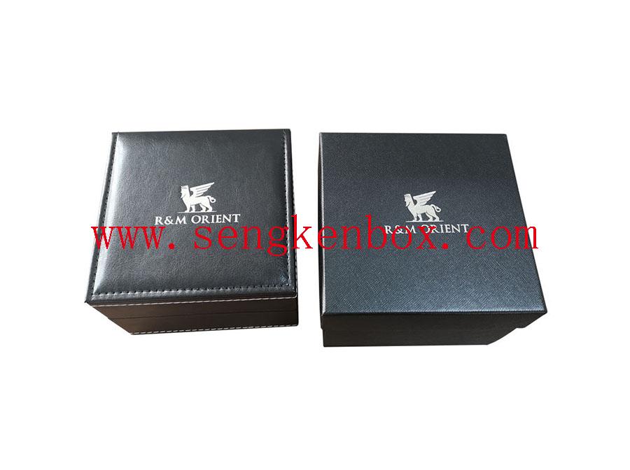Black Leather Packaging Single Watch Box Black Leather Packaging Single Watch Box