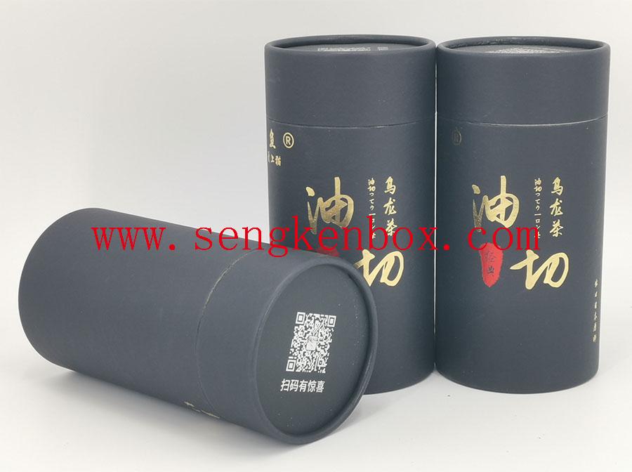 Round Paper Container Tea Packaging Tube Round Paper Container Tea Packaging Tube
