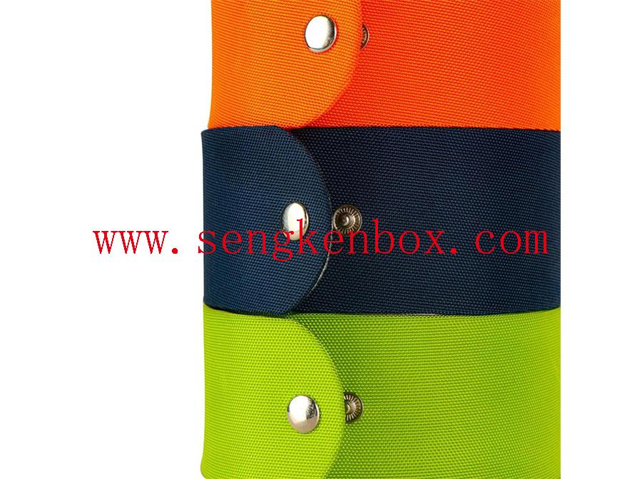 Cylindrical Organizer Jewellery Leather Case Cylindrical Organizer Jewellery Leather Case