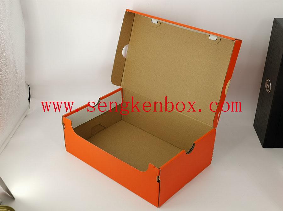 Black Foldable Shoe Paper Case Black Foldable Shoe Paper Case
