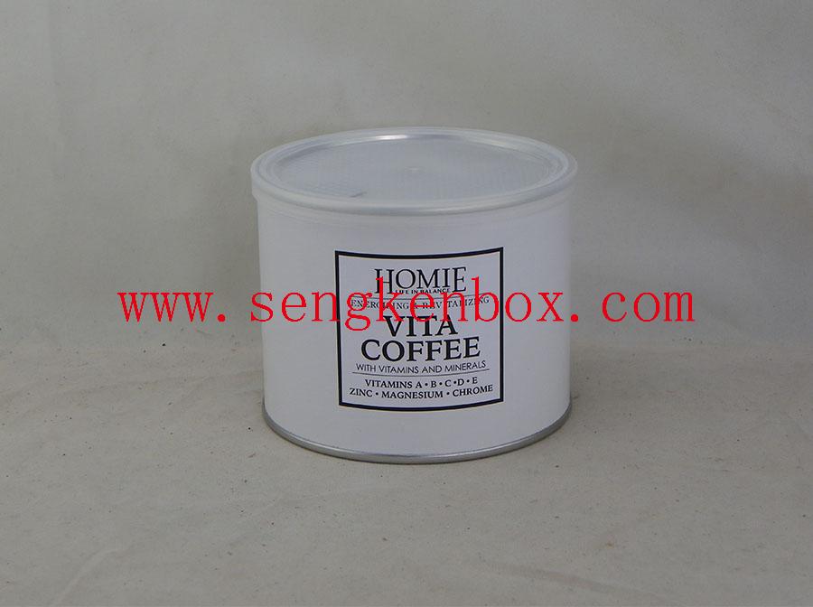 White Kraft Small Diameter Paper Cans White Kraft Small Diameter Paper Cans