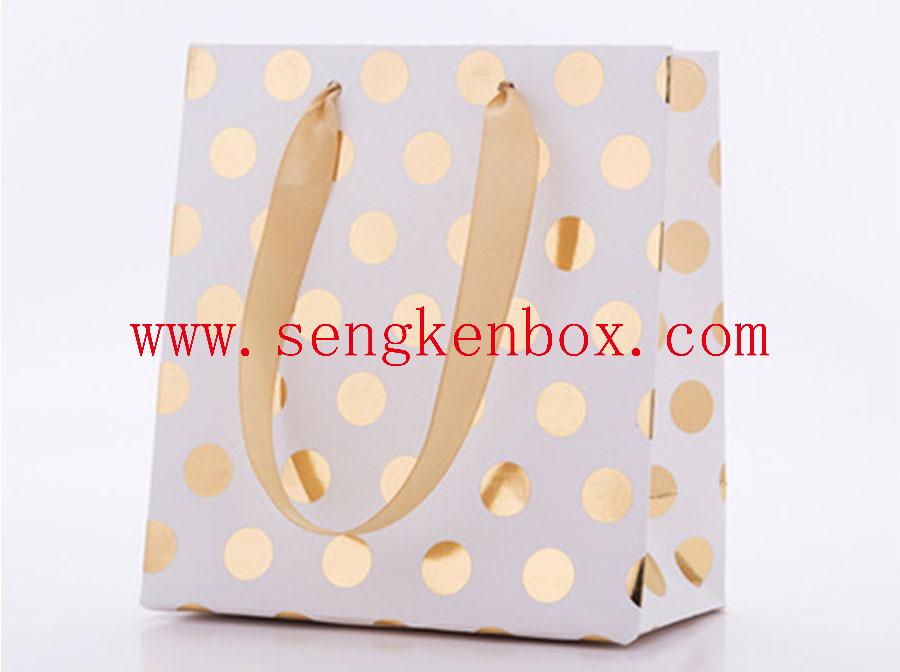 Paper Bag With Ribbon Handle Paper Bag With Ribbon Handle