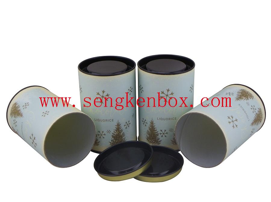 Christmas Gift Packaging Paper Cans Christmas Gift Packaging Paper Cans