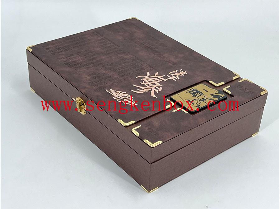 High-Grade Clamshell Leather Box High-Grade Clamshell Leather Box