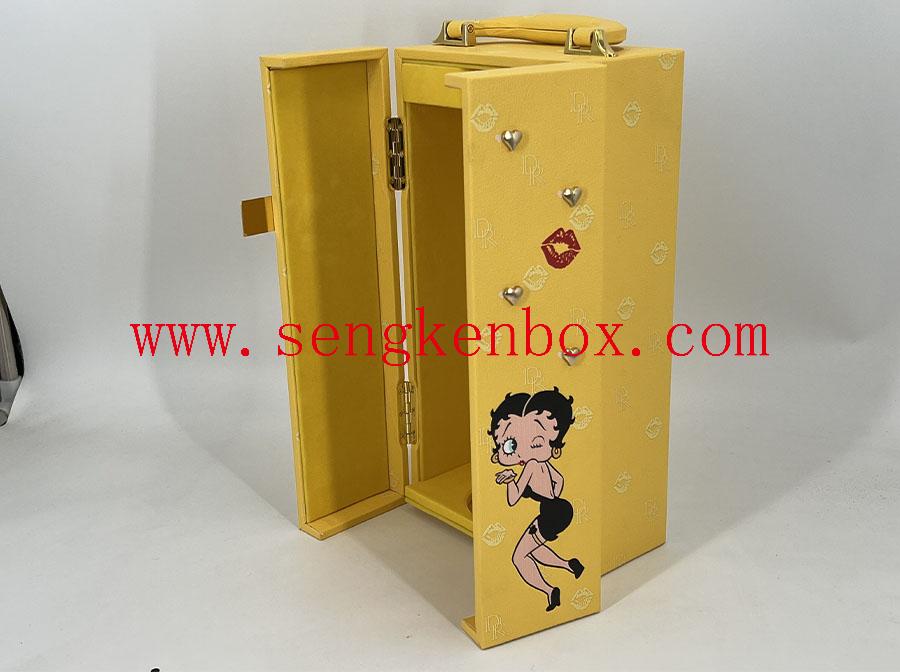 Champagne Packaging Leather Box Champagne Packaging Leather Box