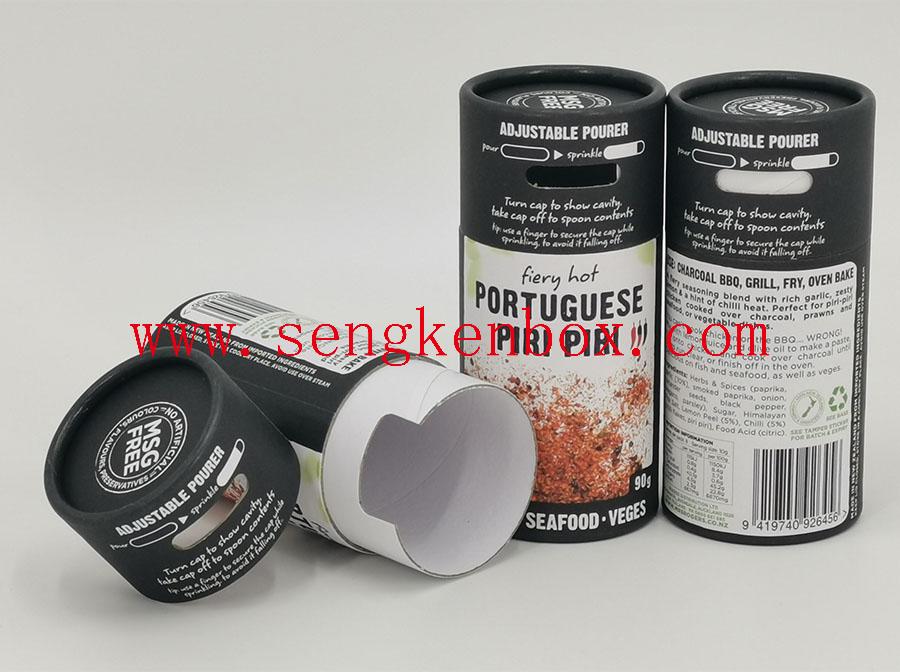 Food Grade Seasoning Paper Canister Food Grade Seasoning Paper Canister