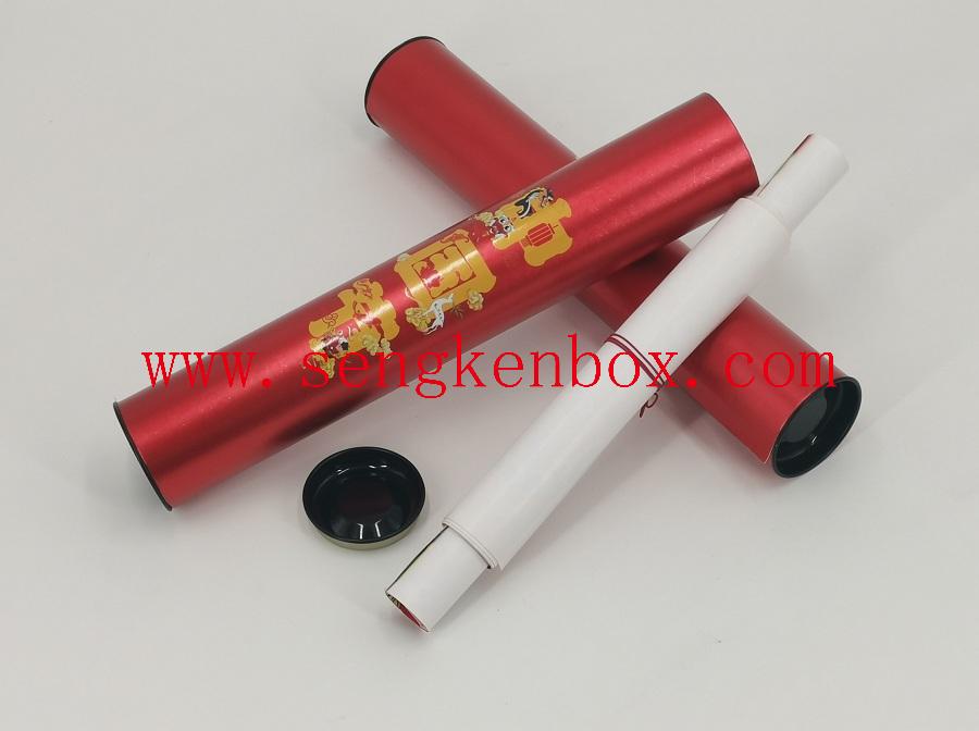 Paper Tube with Metal End Paper Tube with Metal End