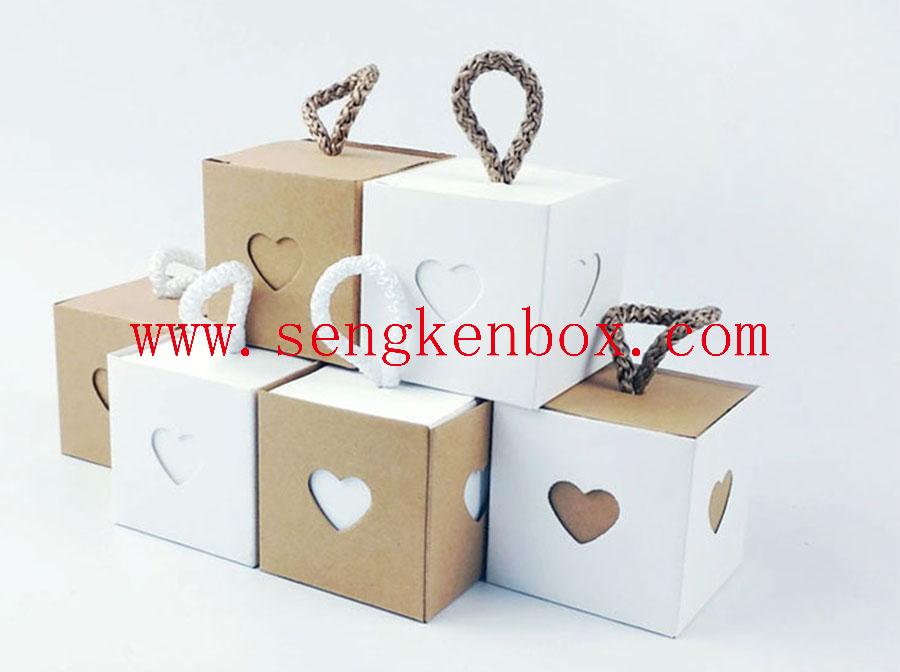 Packaging Paper Box With Portable Packaging Paper Box With Portable
