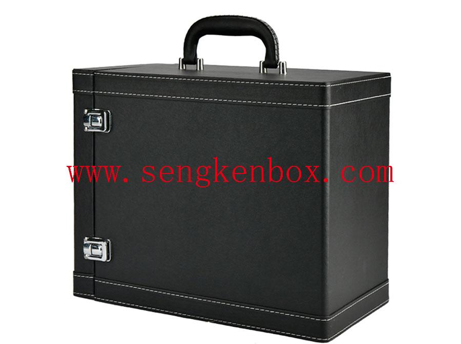 Large Capacity Wine Packaging Leather Box