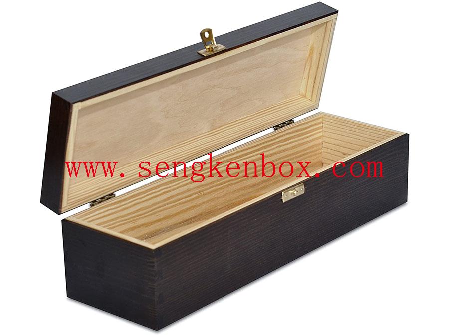 Solid Brown Wine Packaging Wooden Box Solid Brown Wine Packaging Wooden Box