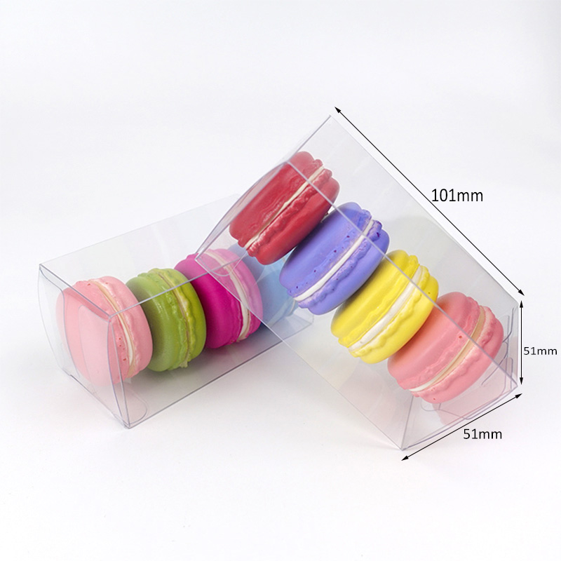 4 macaron clear PET box