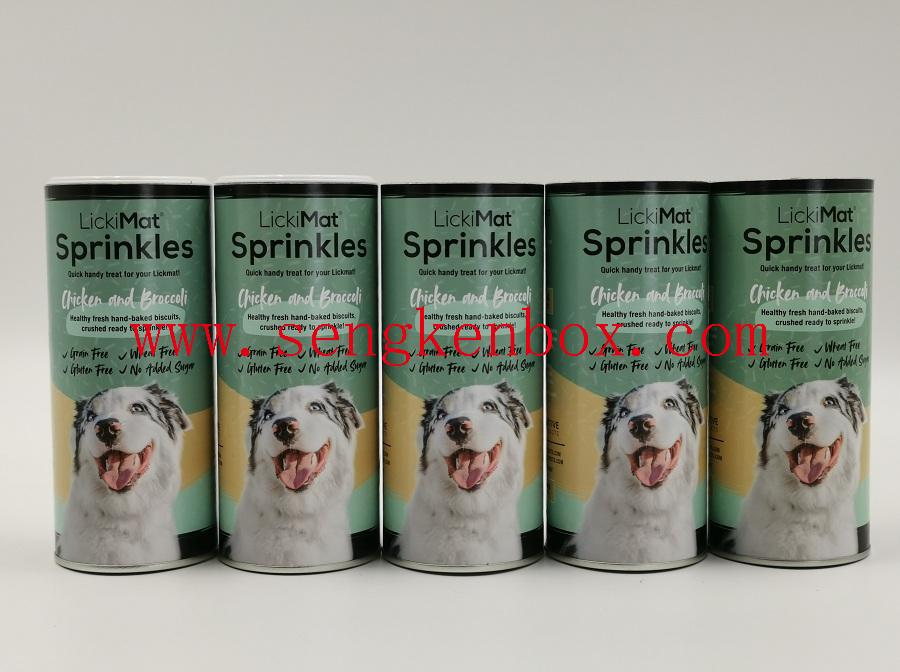 Grease-proof Dog Food Packaging Composite Shaker Paper Tube Grease-proof Dog Food Packaging Composite Shaker Paper Tube