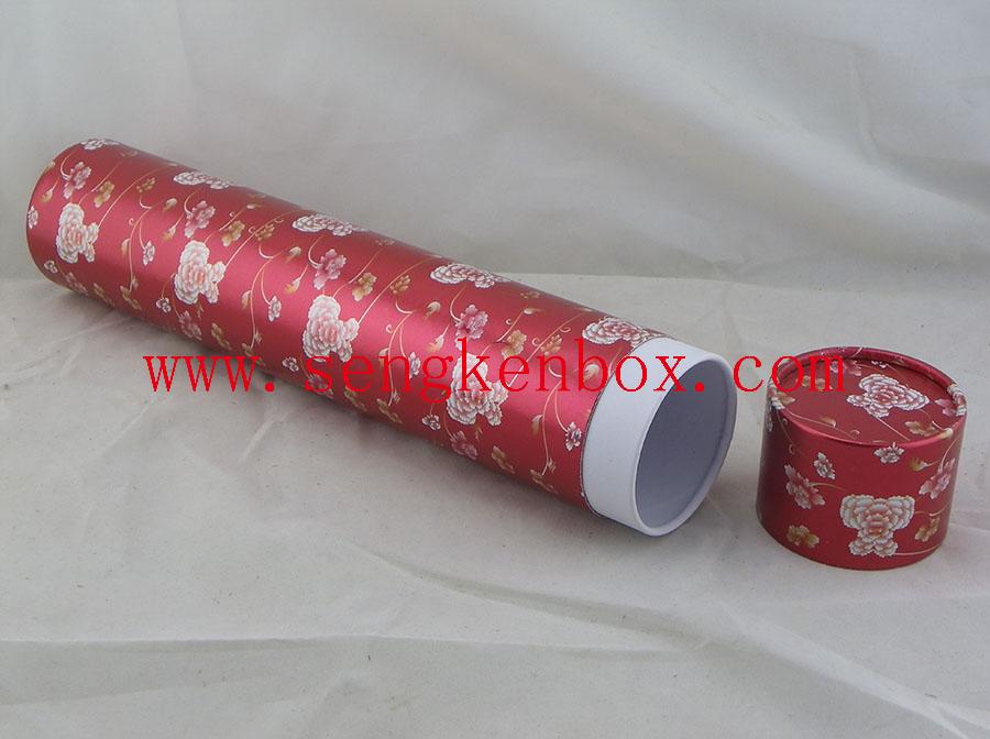 Waterproof Glossy Flower Paper Tube Waterproof Glossy Flower Paper Tube