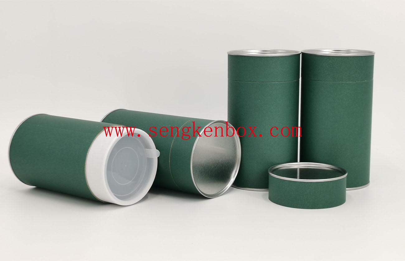 Dust-proof Plastic Cover Paper Cans Packaging Dust-proof Plastic Cover Paper Cans Packaging