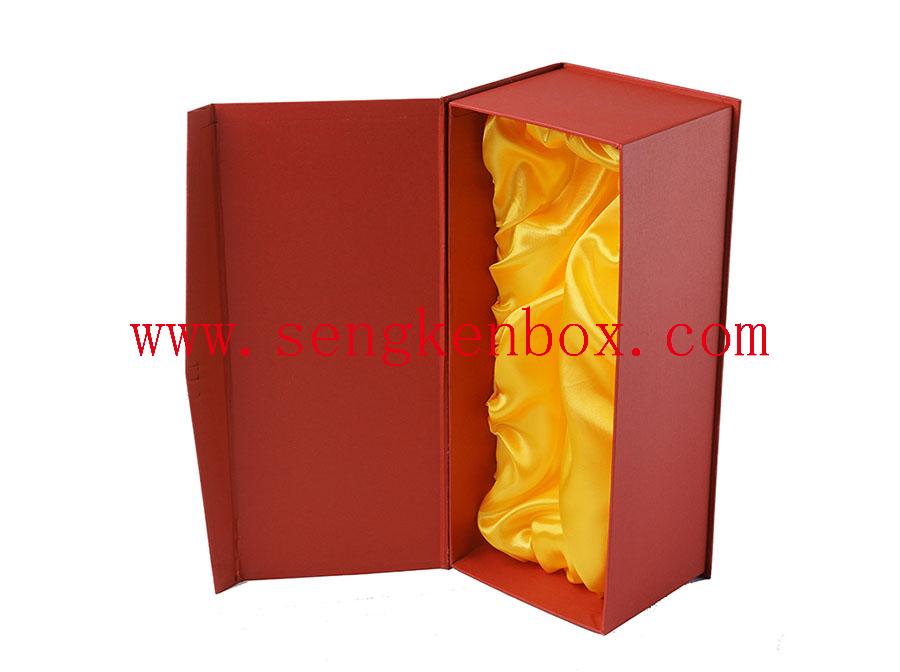Wine Packaging Paper Box With Foam Fixed Wine Packaging Paper Box With Foam Fixed