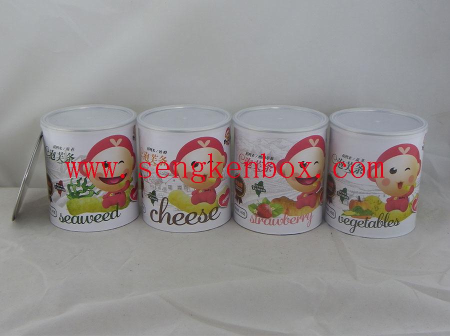 Cheese Curl Food Paper Cans