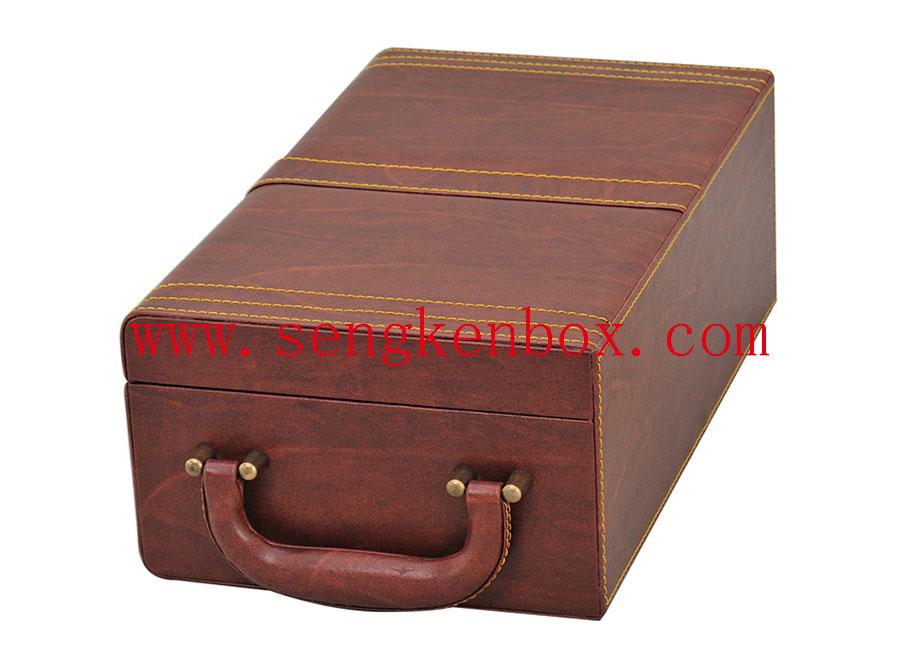 High Quality Wine Packaging Leather Box High Quality Wine Packaging Leather Box