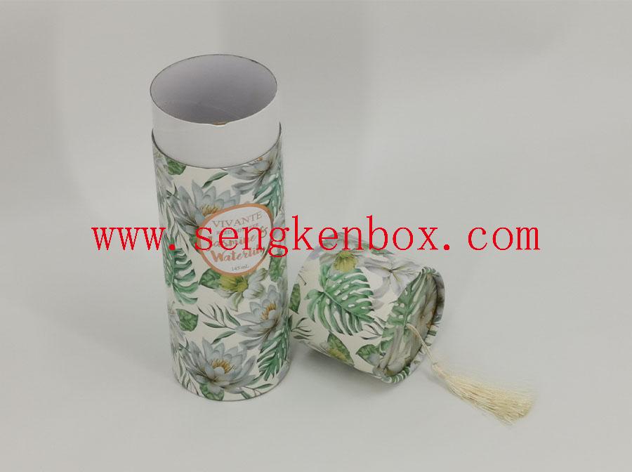 Candle Packaging Curled Edge Paper Cans Candle Packaging Curled Edge Paper Cans