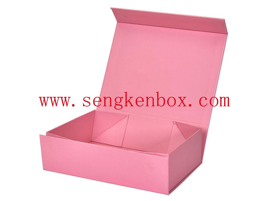 Pink Magnetic Packing Paper Box