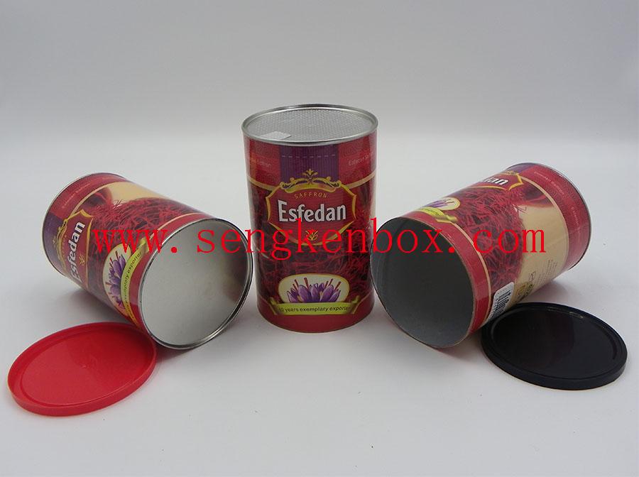 Esfedan Saffron Packaging Paper Cans Esfedan Saffron Packaging Paper Cans