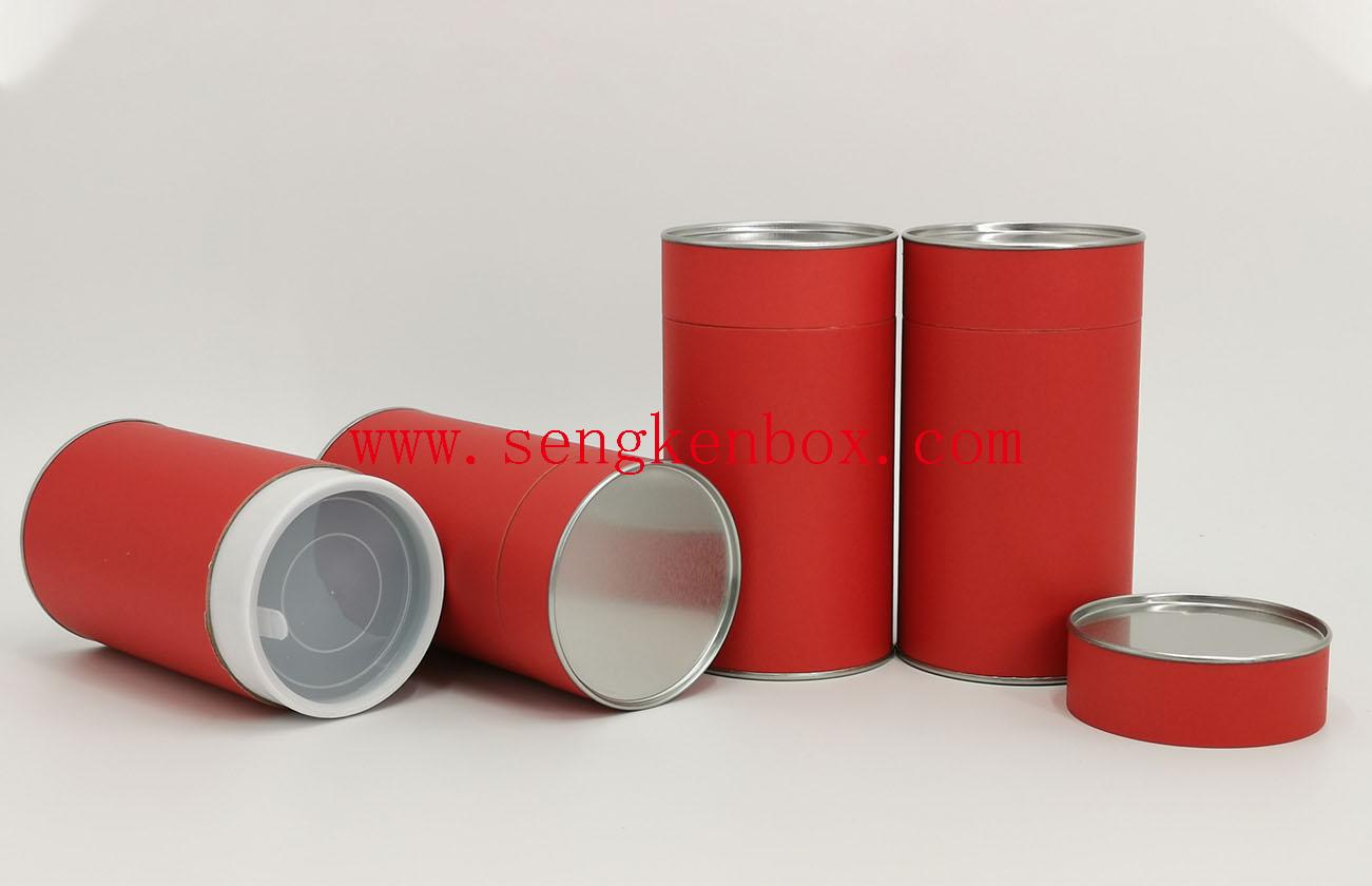 Dust-proof Plastic Cover Paper Cans Packaging Dust-proof Plastic Cover Paper Cans Packaging