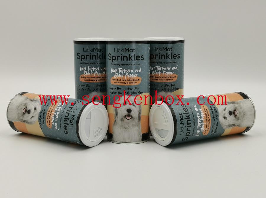 Pets Biscuit Food Packing Paper Canister