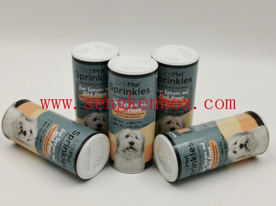 Pets Food Packing Paper Canister