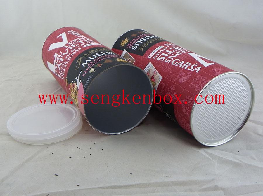 Muesli Fruits Food Packaging Paper Cans Muesli Fruits Food Packaging Paper Cans