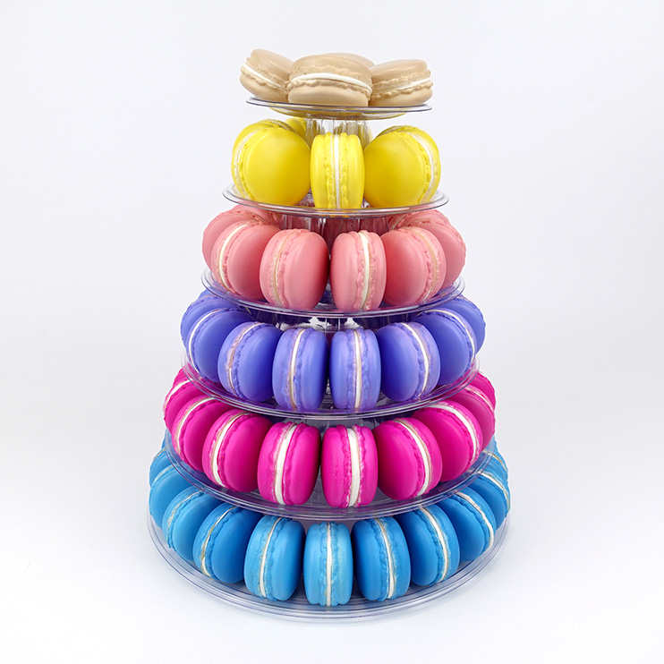 6 tiers macaron tower stand display