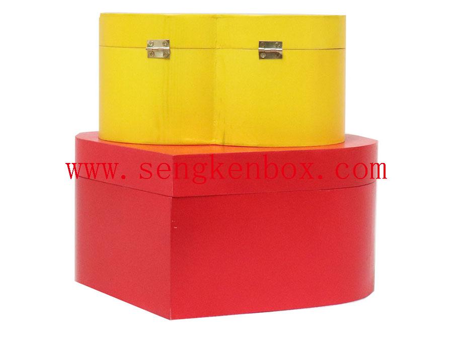 Heart Shaped Packaging Wooden Box Heart Shaped Packaging Wooden Box