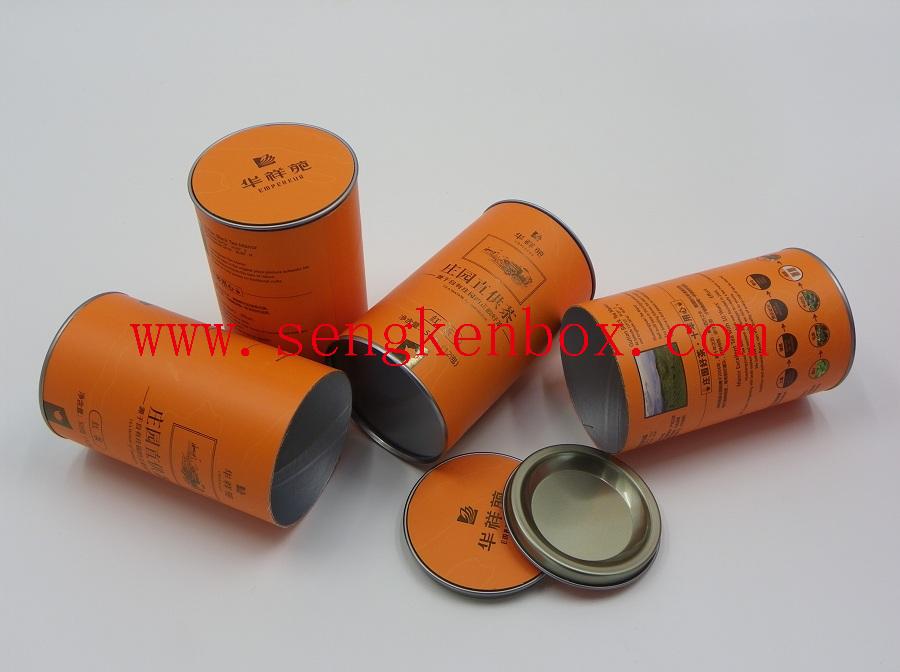 Paper Cans with Tinplate Lid