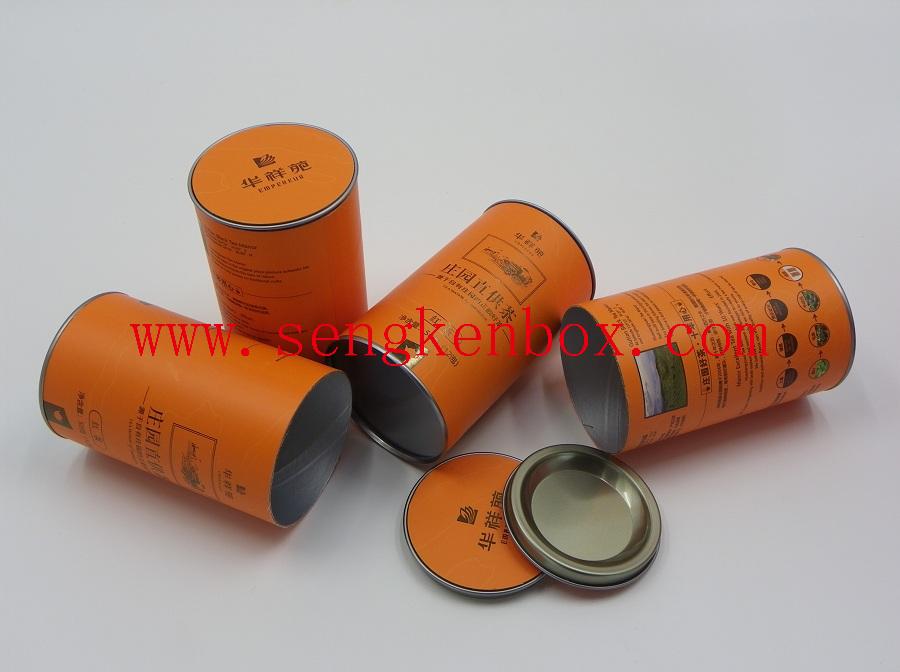 Paper Cans with Tinplate Lid Paper Cans with Tinplate Lid