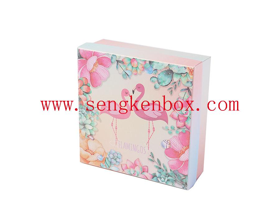 Gift Paper Box With Pink Custom Pattern Gift Paper Box With Pink Custom Pattern