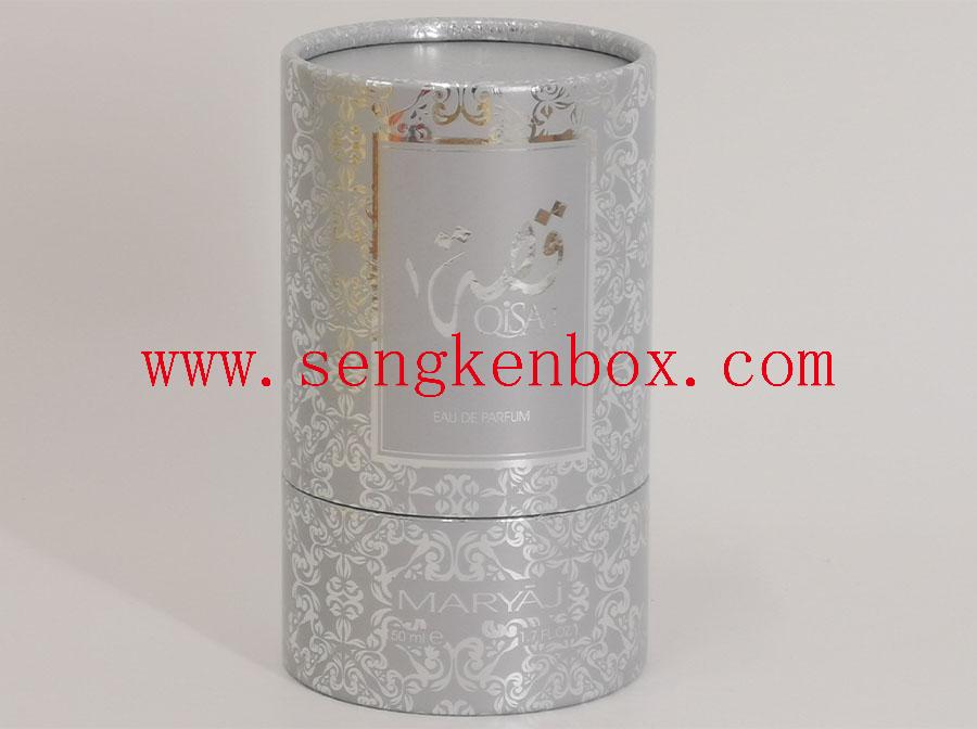 Eau De Parfum Packing Round Box Paper Cardboard Tube Packaging Eau De Parfum Packing Round Box Paper Cardboard Tube Packaging