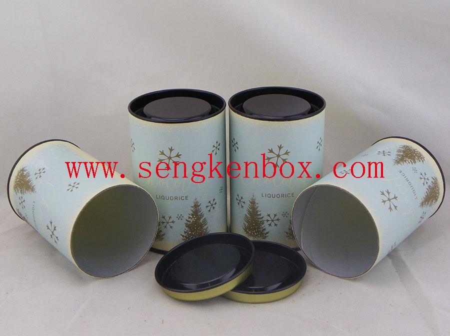 Composite Chocolate Paper Canister Composite Chocolate Paper Canister