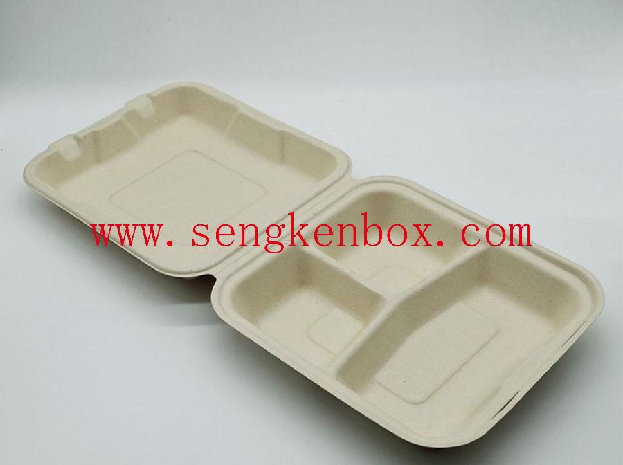 Separated Salad Paper Bento Box Separated Salad Paper Bento Box