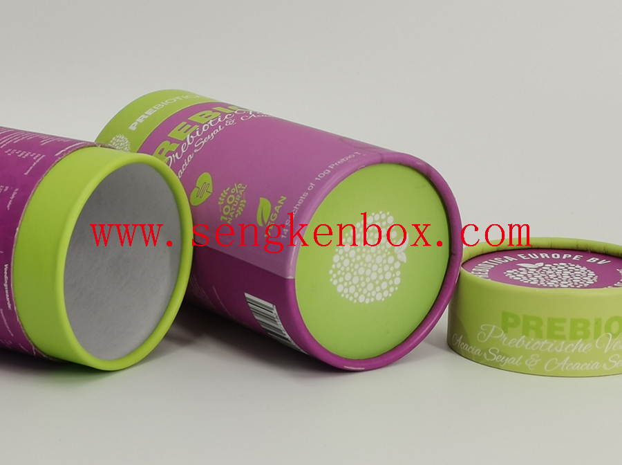 Paper Tube with Green Cap Stamping Paper Tube with Green Cap Stamping