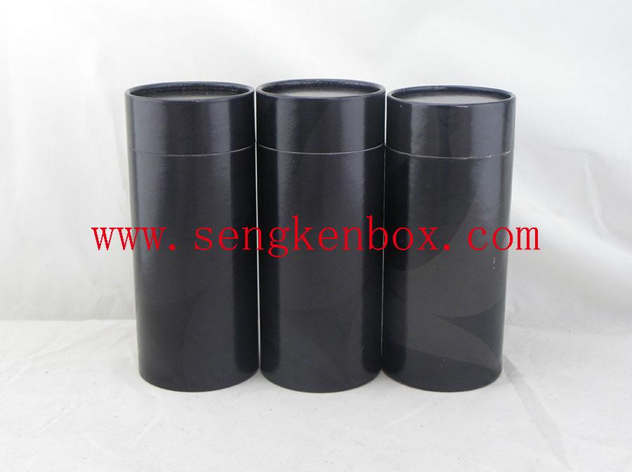Black Cylinder Paper Tube Packaging Black Cylinder Paper Tube Packaging