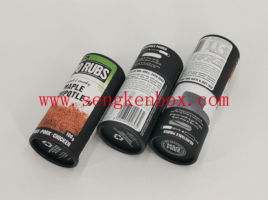 Food Grade Seasoning Paper Canister Food Grade Seasoning Paper Canister
