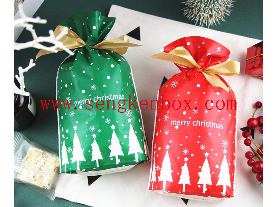 Plastic Christmas Paper Bag Plastic Christmas Paper Bag