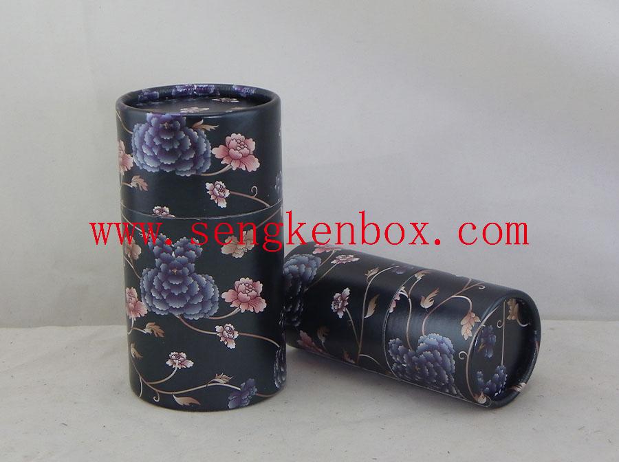 Black Cylinder Paper Tube Packaging Black Cylinder Paper Tube Packaging
